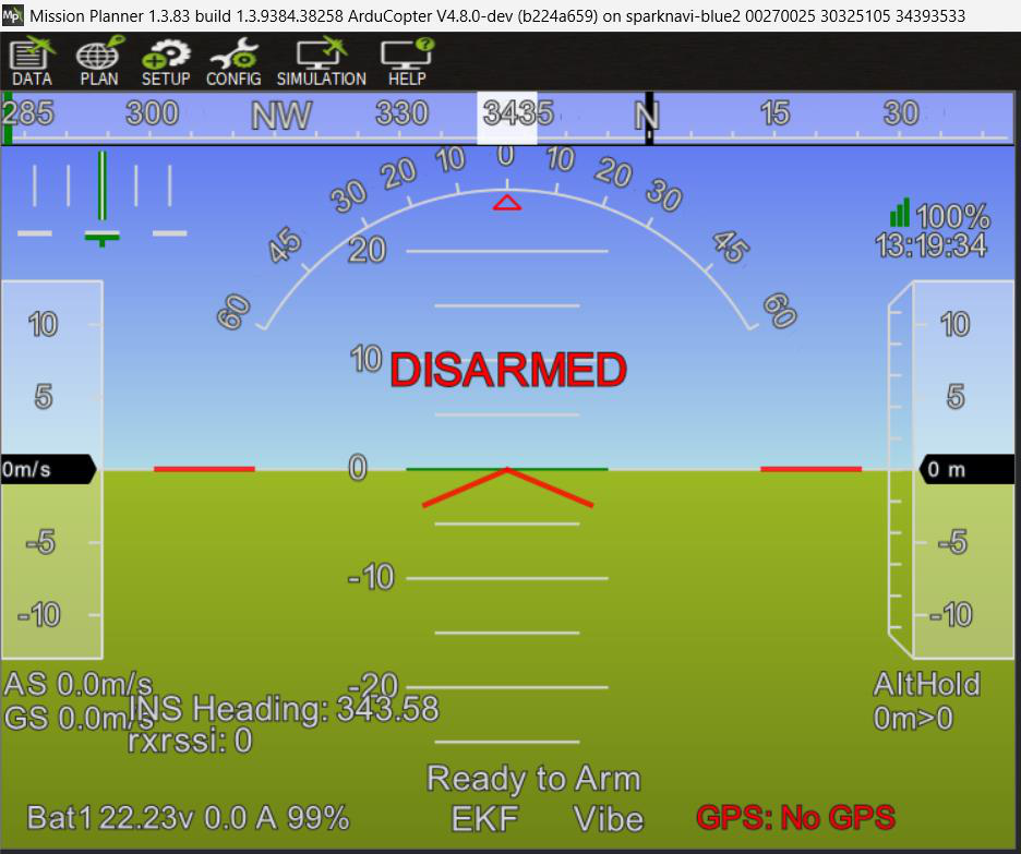 Ready to Arm example