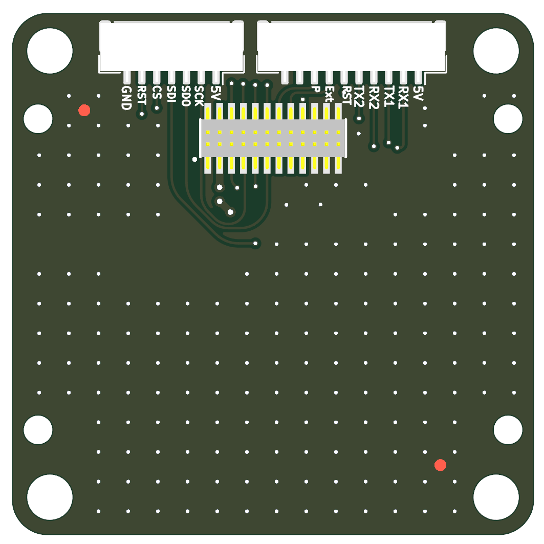 Development-board connector positions